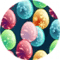 Easter Eggs (pastel) T PÂQUES